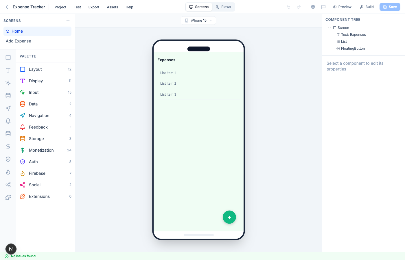 Visual Screen Designer